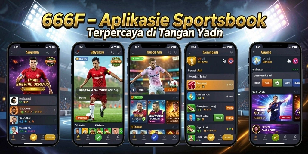 Tangkapan layar utama 666F menunjukkan gameplay taruhan olahraga yang seru.