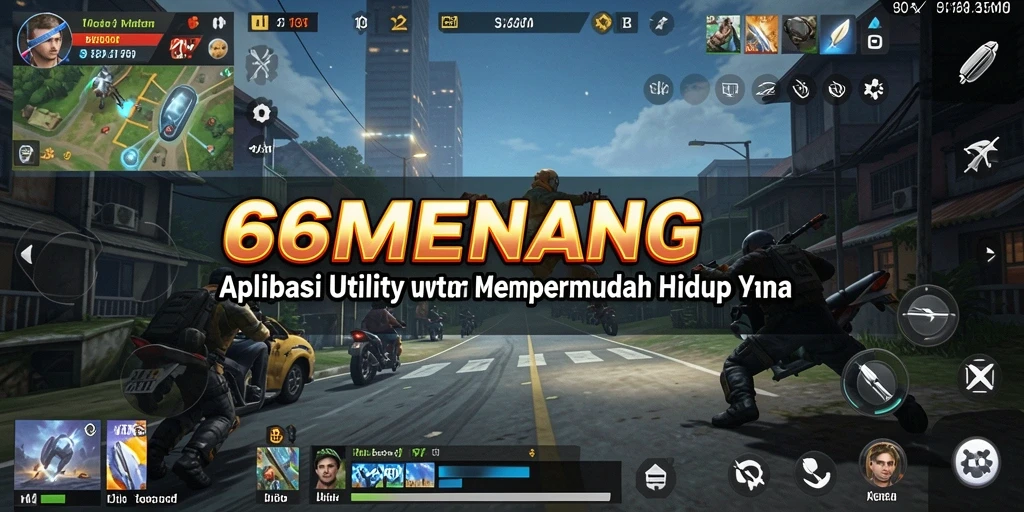 Tampilan aplikasi 66MENANG yang modern dan intuitif.