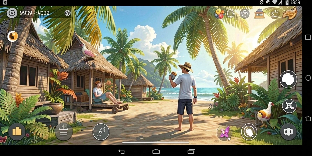 Tampilan gameplay 9939 yang menarik dan penuh warna.