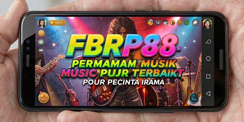 Tampilan gameplay menarik FBRP88 dengan irama musik.