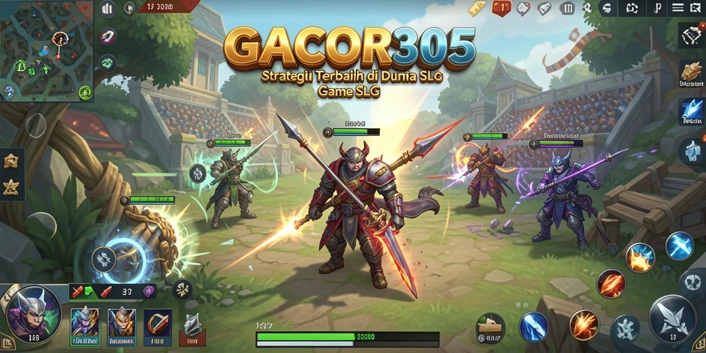 Tampilan gameplay menarik di GACOR305 dengan strategi SLG.