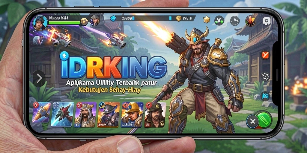 Tampilan antarmuka utama IDRKING yang intuitif dan ramah pengguna.