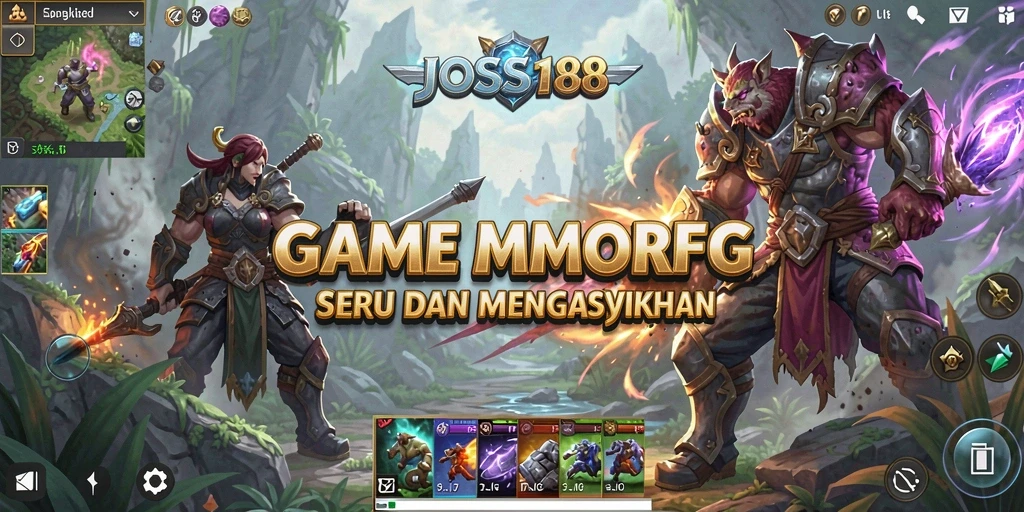 Screenshot JOSS188 menampilkan aksi seru dalam dunia MMORPG.