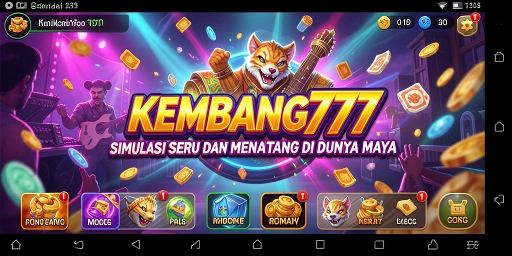 Tampilan gameplay menarik dari KEMBANG777 di dunia simulasi.