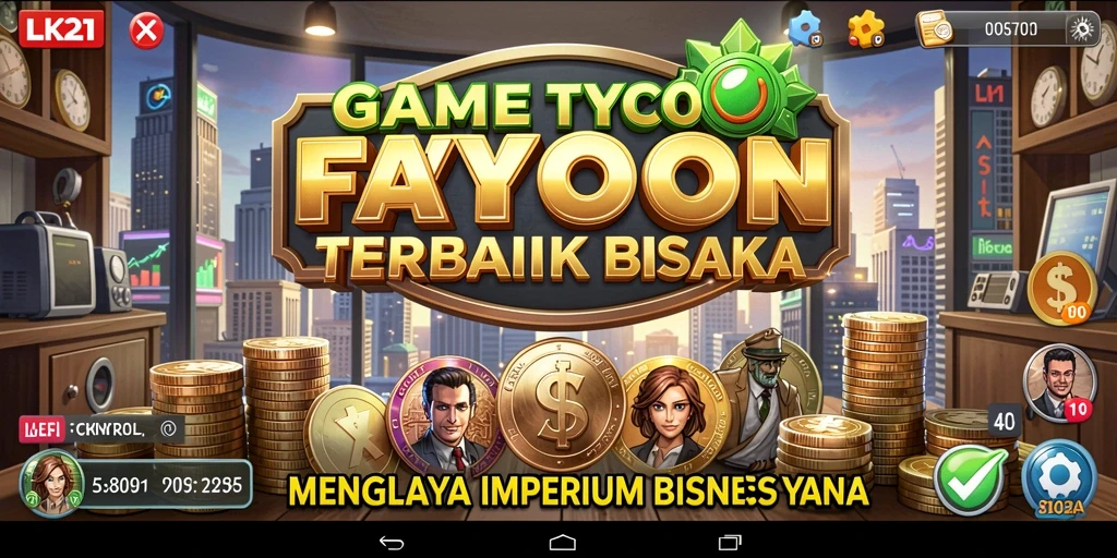 Tampilan gameplay LK21 yang mendebarkan dengan pengelolaan bisnis.