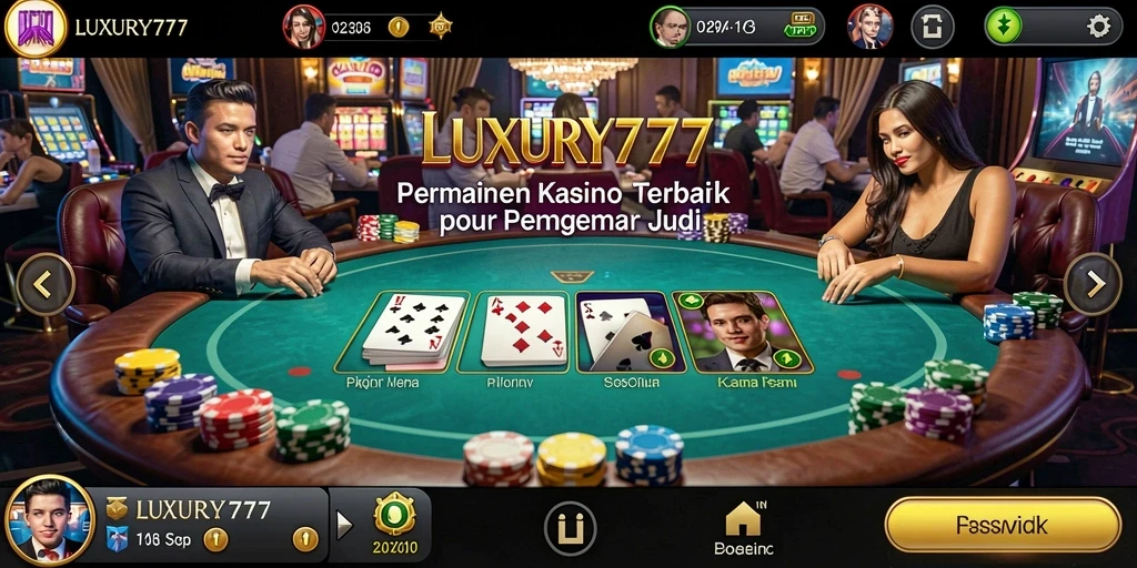 Tampilan gameplay seru dan menarik dari LUXURY777.