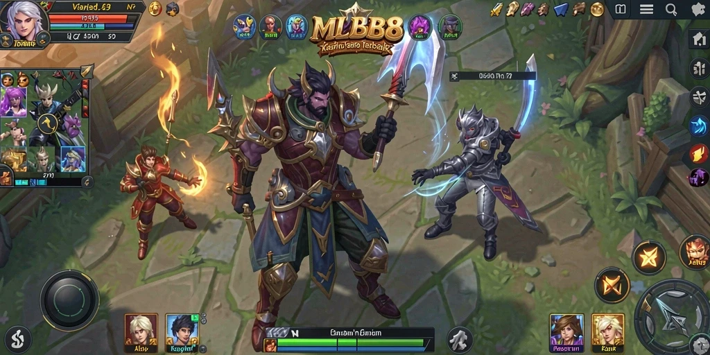 Tampilan exciting dari gameplay Kasino di MLBB8.