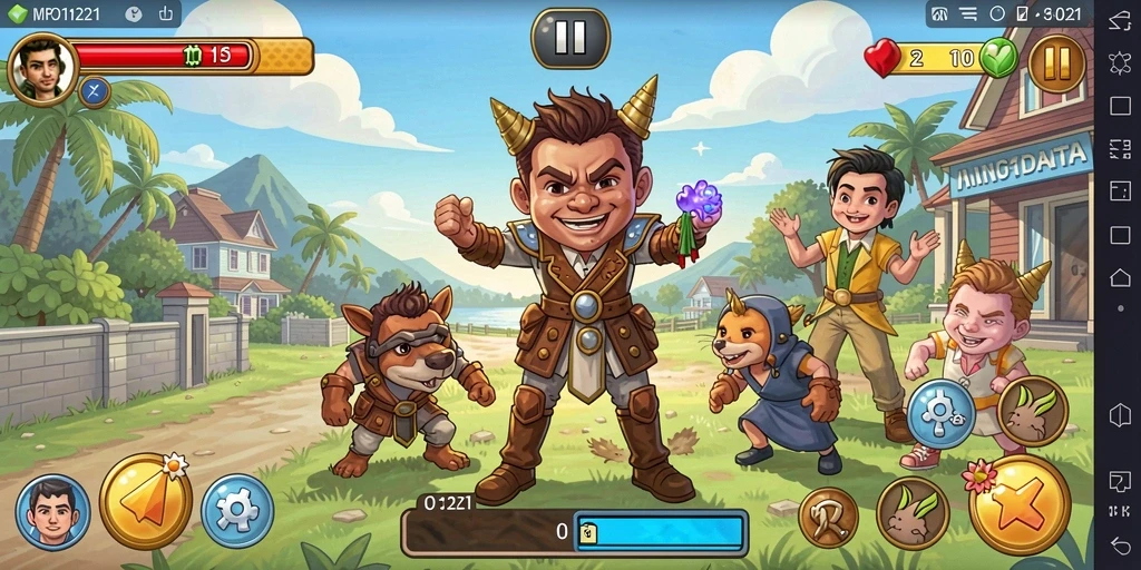 Tampilan gameplay MPO1221 yang menarik dan penuh warna.