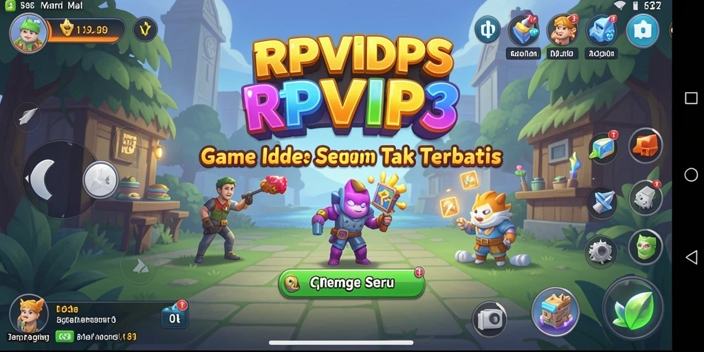 Tampilan gameplay RPVIP3 yang menarik dan mudah diakses.