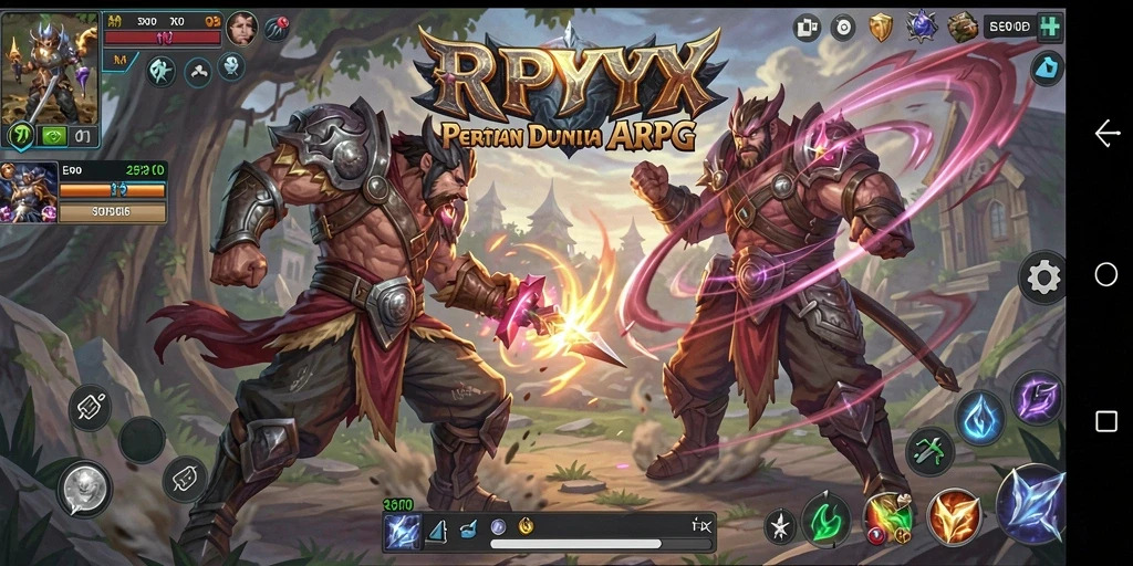 Tangkap momen pertarungan seru dalam RPYYY dengan grafis yang menawan.