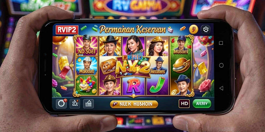 Screenshot menampilkan gameplay slot yang seru dan menarik di RVIP2.
