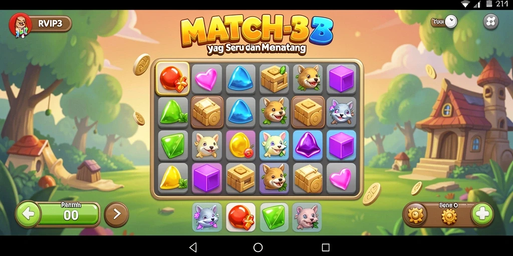 Tampilan gameplay <strong>RVIP3</strong> yang seru dan menantang.