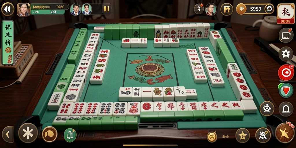 Tampilan gameplay Mahjong S9S9 yang menarik dan interaktif.