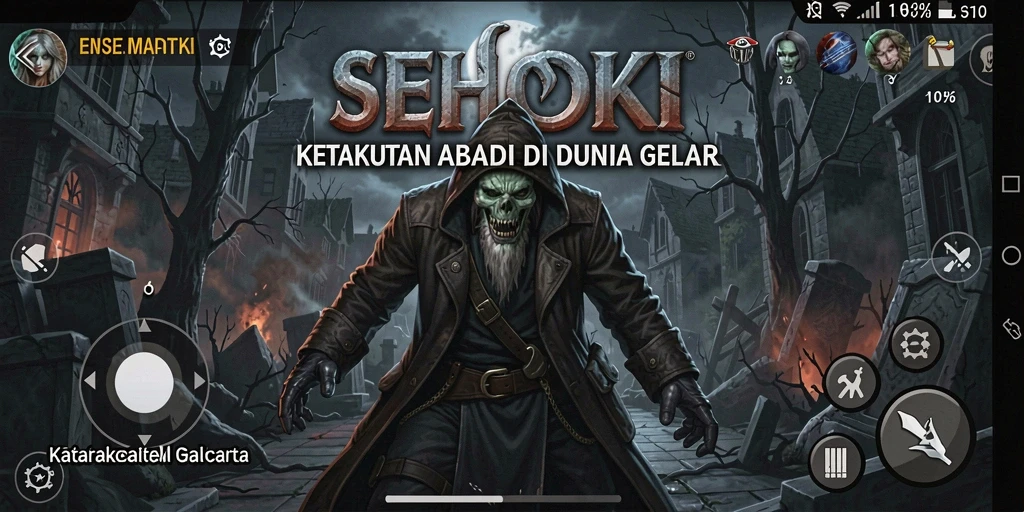 Gameplay menegangkan dengan atmosfer horor yang mencekam.