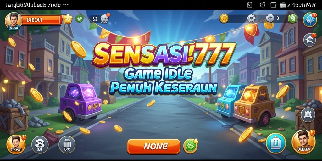 Tampilan gameplay menarik dari SENSASI777 yang menunjukkan elemen Idle.