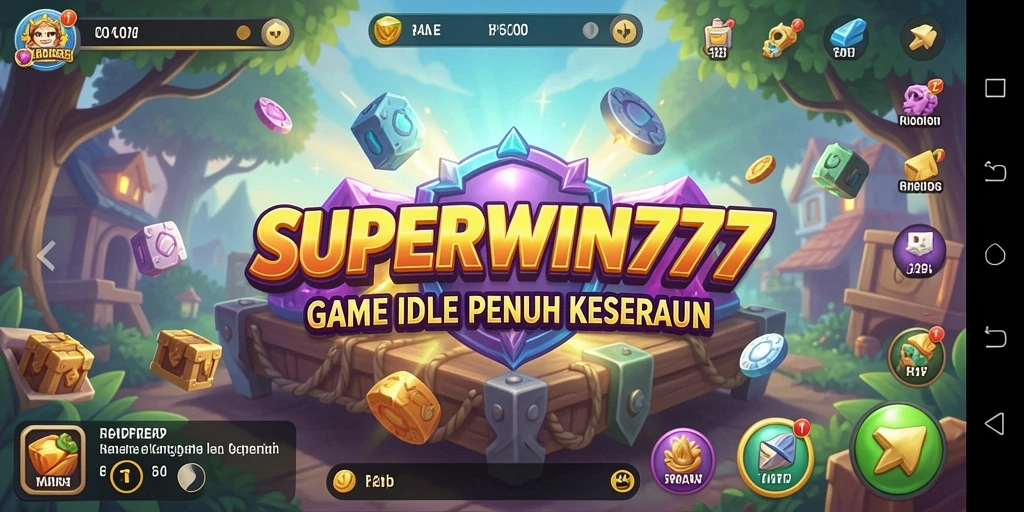 Tangkapan layar menampilkan gameplay santai dalam SUPERWIN777.