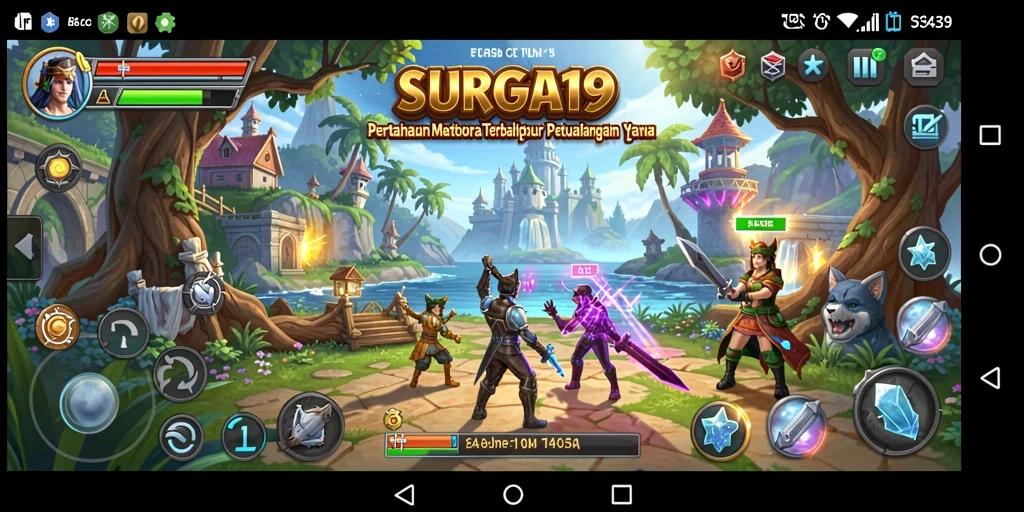 Tangkapan layar utama menampilkan strategi bertahan dalam permainan Tower Defense.