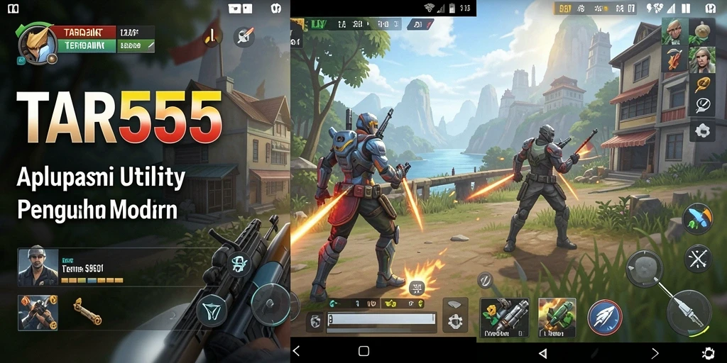 Tampilan screenshot TAR555 yang menunjukkan fitur manajemen sumber daya.
