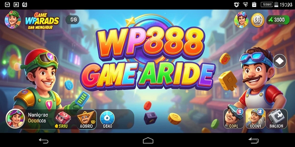 Tampilan screenshot WP888 yang menampilkan gameplay Arcade yang seru dan menantang.